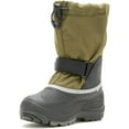 thumbnail image 1 of Kamik Waterbug5 Dark Olive Waterproof Adjustable Winter Snow Mid-Calf Boots (Dark Olive, 2), 1 of 6