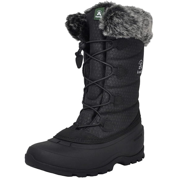 Kamik Women's Momentum2 Snow Boot, Black/Black/Black, 7