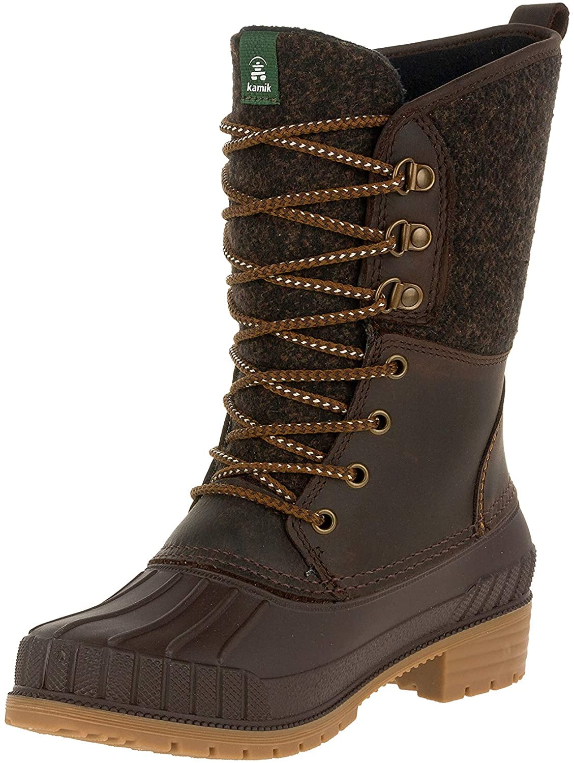 Kamik Women's Sienna Mid Boots - Dark Brown Ankle Boots (Size 7)