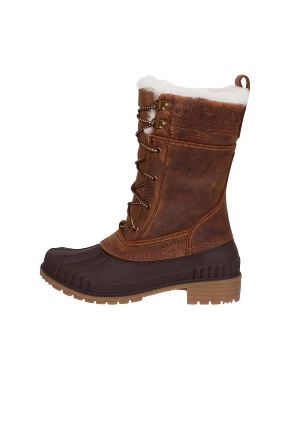 Kamik Womens Snow Mid Calf Boot, Beige CGN, 9 US