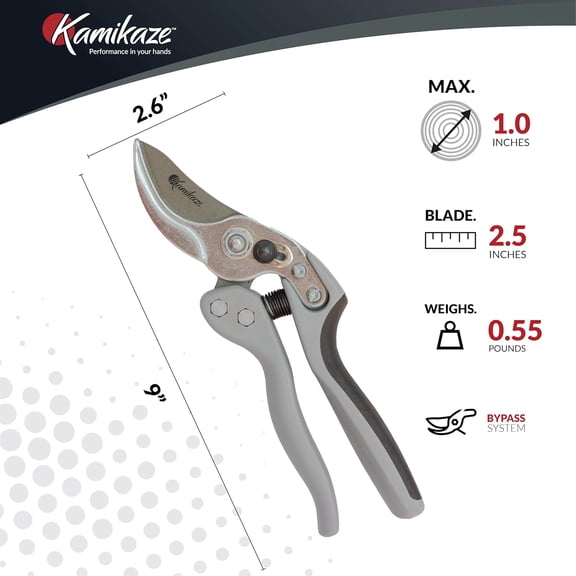 Kamikaze -2 Pruning Shears with Blade - Heavy Duty for Professional Use