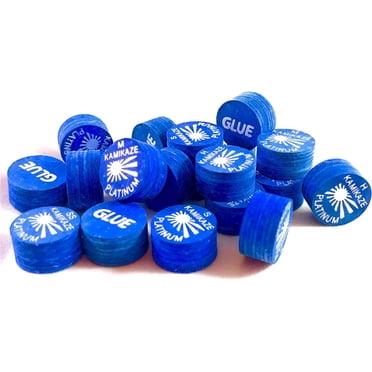 Kamikaze Cue Tips 14mm - 8 Tips Mix Or Match, 9-Layer Japanese Pig Skin, Choose Hardness (Super Soft To Hard)