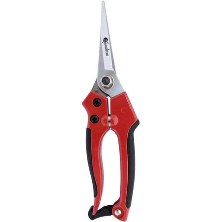 Kamikaze Precision Harvesting Shear/ Flower Snips KM-13, Red, 7.87 in