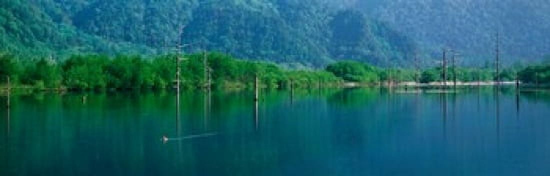 Kamikouchi Taisho-Ike Nagano Japan Canvas Art - Panoramic Images (18 x 6)