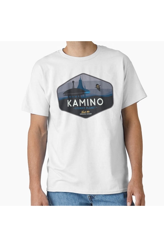 Kamino Stormy Planet Ocean Infinite Wave Military Facility Travel T-Shirt