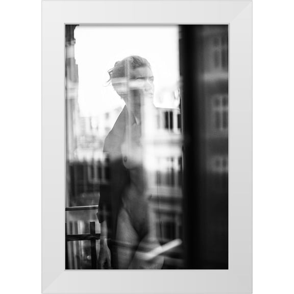 Kaminski, Lukas 11x14 White Modern Wood Framed Museum Art Print Titled - Mirror