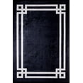 thumbnail image 1 of Kamisin Black Framed Polyester Area Rugs for Living Room Washable Rugs Boho Moroccan Area Rug Soft Geometric Bohemian Carpet Distressed Indoor Rug for Bedroom Dining Room Office Nonslip Rug, 1 of 9