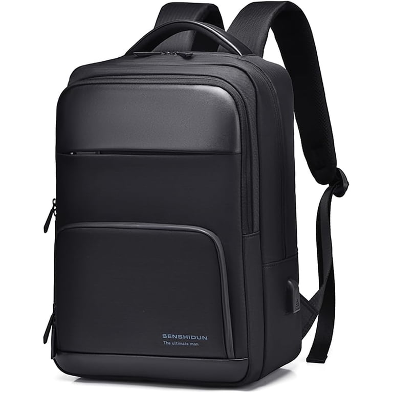 17 inch multifunctional laptop backpack black SWISS 17" Waterproof USB Charge Port Swiss-style Multi Features Specifications Model 9405 Upgraded Version Size 44cm x 30cm x 16cm Weight 1.37kg Color Upgraded Classic Black Shoulder Strap Adjustable 45cm Laptop Backpack 17 Inch Waterproof