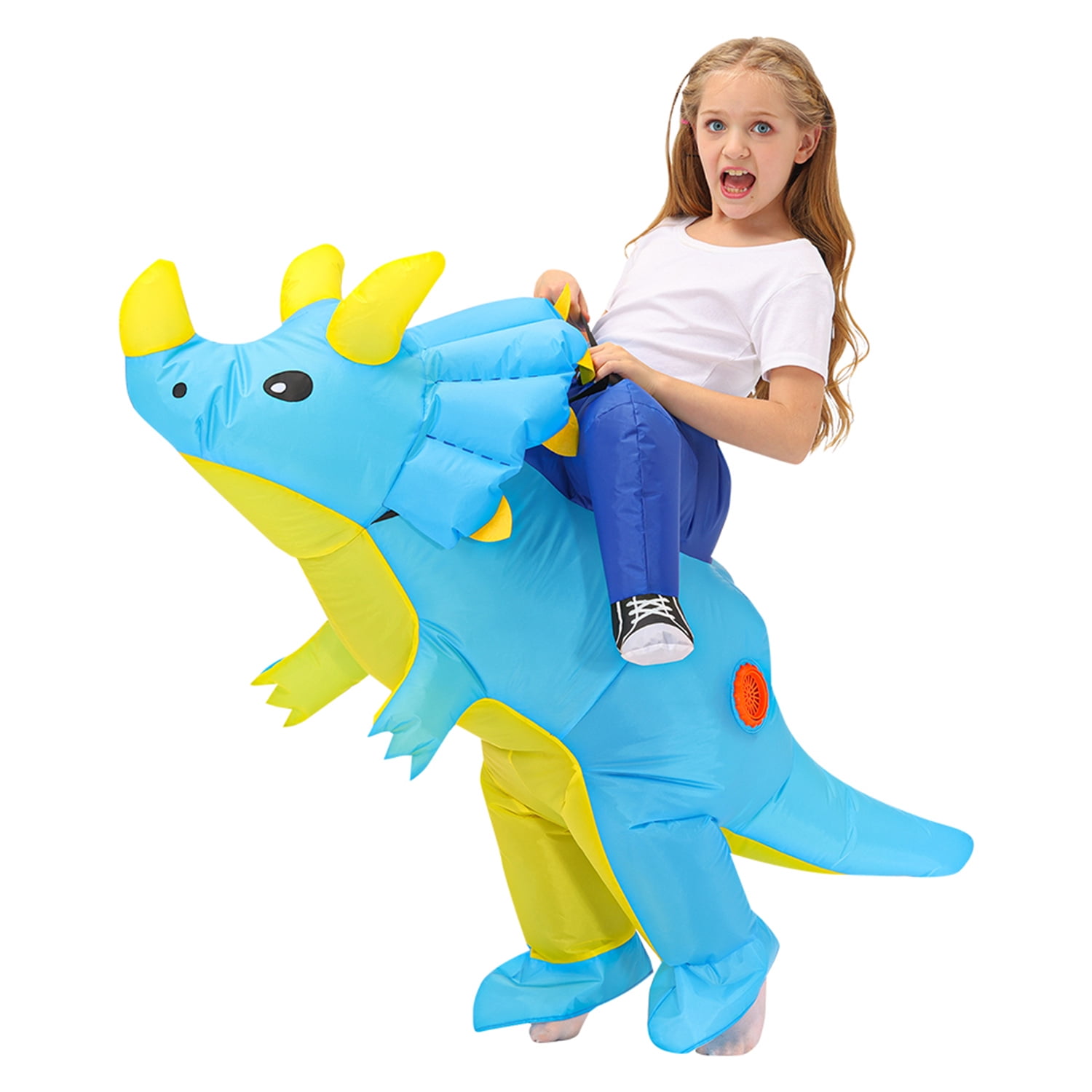  Karltion Inflatable Dinosaur Costume Kids - Dinosaur Costumes  for Kids, Riding T Rex Dino Costume, Dinosaur Rider Costume, Inflatable  Halloween Costumes, Funny Blow up Costume for Halloween Party : Clothing,  Shoes