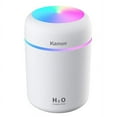 thumbnail image 1 of Kamon 300ml Portable Mist Humidifier, USB Super Quiet with Colorful LED Night Light for Car Office Baby Home Travel, Auto Shut-Off (White), 1 of 7