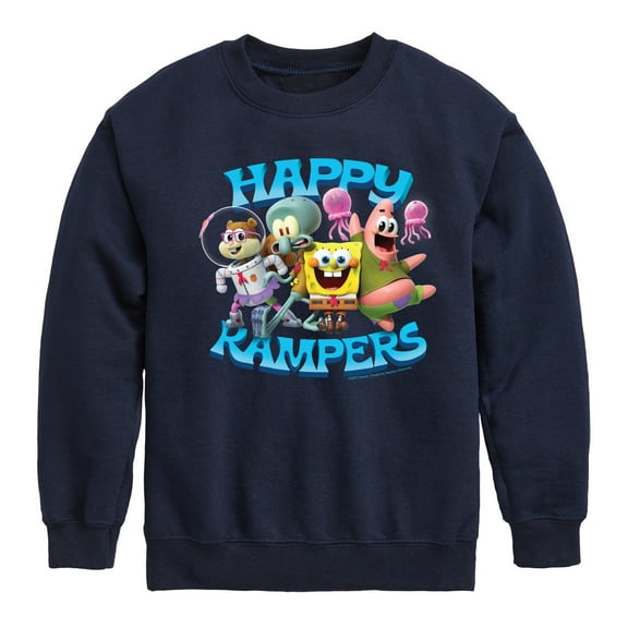 Kamp Koral - Happy Kampers - Toddler & Youth Crewneck Fleece Sweatshirt