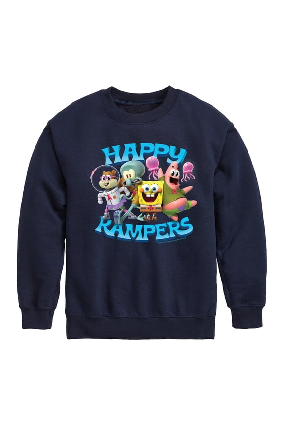 Kamp Koral - Happy Kampers - Toddler & Youth Crewneck Fleece Sweatshirt