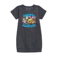 thumbnail image 1 of Kamp Koral - Happy Kampers - Toddler & Youth Girls Fleece Dress, 1 of 5