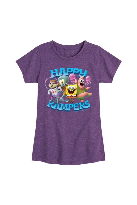Kamp Koral - Happy Kampers - Toddler & Youth Girls Short Sleeve Graphic T-Shirt