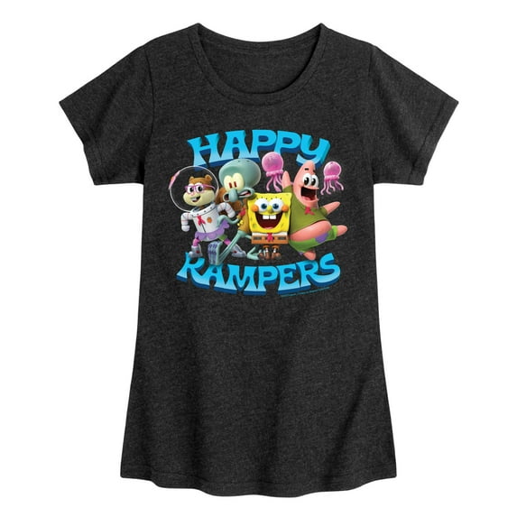 Kamp Koral - Happy Kampers - Toddler & Youth Girls Short Sleeve Graphic T-Shirt