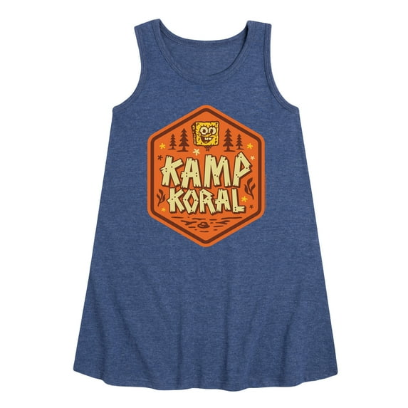 Kamp Koral - Kamp Koral Badge - Toddler & Youth Girls A-line Dress