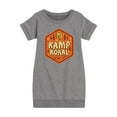 thumbnail image 1 of Kamp Koral - Kamp Koral Badge - Toddler & Youth Girls Fleece Dress, 1 of 6