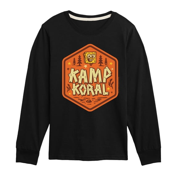 Kamp Koral - Kamp Koral Badge - Toddler & Youth Long Sleeve Graphic T-Shirt