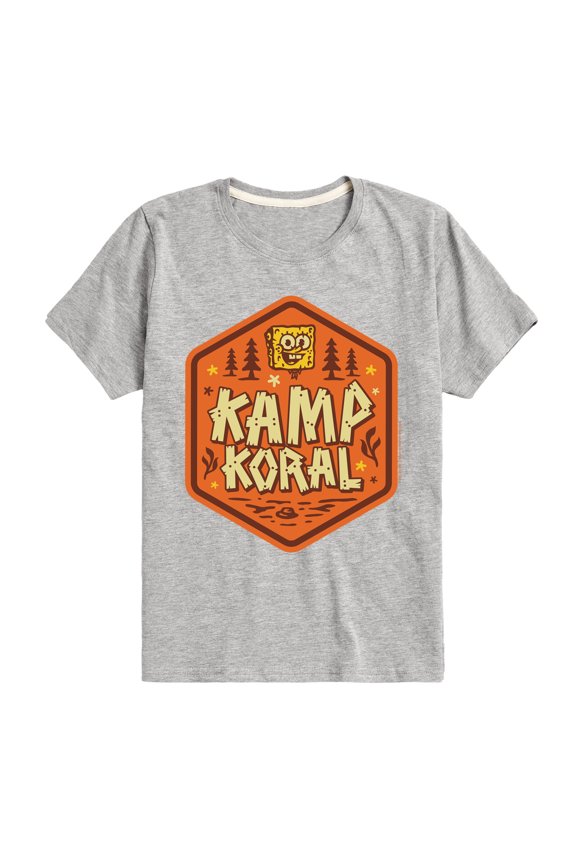 Kamp Koral - Kamp Koral Badge - Toddler & Youth Short Sleeve Graphic T-Shirt