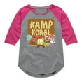 thumbnail image 1 of Kamp Koral - Kamp Koral Group - Toddler & Youth Girls Raglan Graphic T-Shirt, 1 of 6