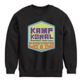 thumbnail image 1 of Kamp Koral - Kamp Koral Logo Badge - Toddler & Youth Crewneck Fleece Sweatshirt, 1 of 6