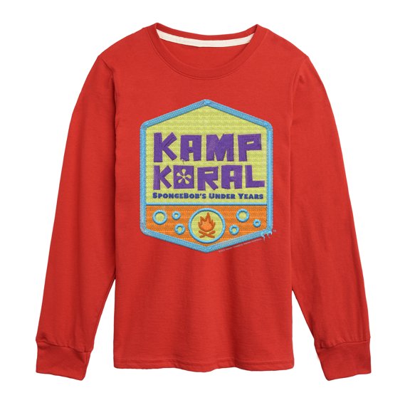 Kamp Koral - Kamp Koral Logo Badge - Toddler & Youth Long Sleeve Graphic T-Shirt