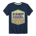 thumbnail image 1 of Kamp Koral - Kamp Koral Logo Badge - Toddler & Youth Short Sleeve Graphic T-Shirt, 1 of 6
