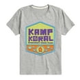 thumbnail image 1 of Kamp Koral - Kamp Koral Logo Badge - Toddler & Youth Short Sleeve Graphic T-Shirt, 1 of 6