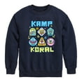 thumbnail image 1 of Kamp Koral - Kamp Koral Patches - Toddler & Youth Crewneck Fleece Sweatshirt, 1 of 6