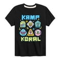 thumbnail image 1 of Kamp Koral - Kamp Koral Patches - Toddler & Youth Short Sleeve Graphic T-Shirt, 1 of 6