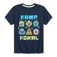 thumbnail image 1 of Kamp Koral - Kamp Koral Patches - Toddler & Youth Short Sleeve Graphic T-Shirt, 1 of 6
