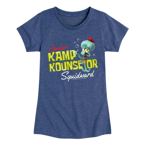 Kamp Koral - Kamp Kounselor Squidward - Toddler & Youth Girls Short Sleeve Graphic T-Shirt