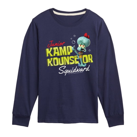 Kamp Koral - Kamp Kounselor Squidward - Toddler & Youth Long Sleeve Graphic T-Shirt