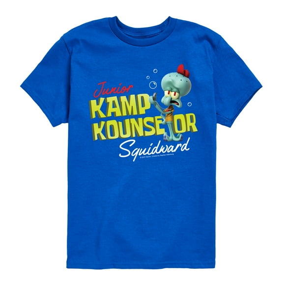 Kamp Koral - Kamp Kounselor Squidward - Toddler & Youth Short Sleeve Graphic T-Shirt