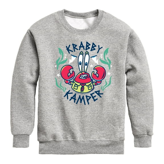 Kamp Koral - Krabby Kamper - Toddler & Youth Crewneck Fleece Sweatshirt