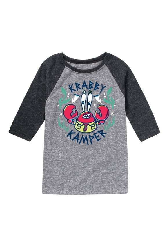 Kamp Koral - Krabby Kamper - Toddler & Youth Raglan Graphic T-Shirt