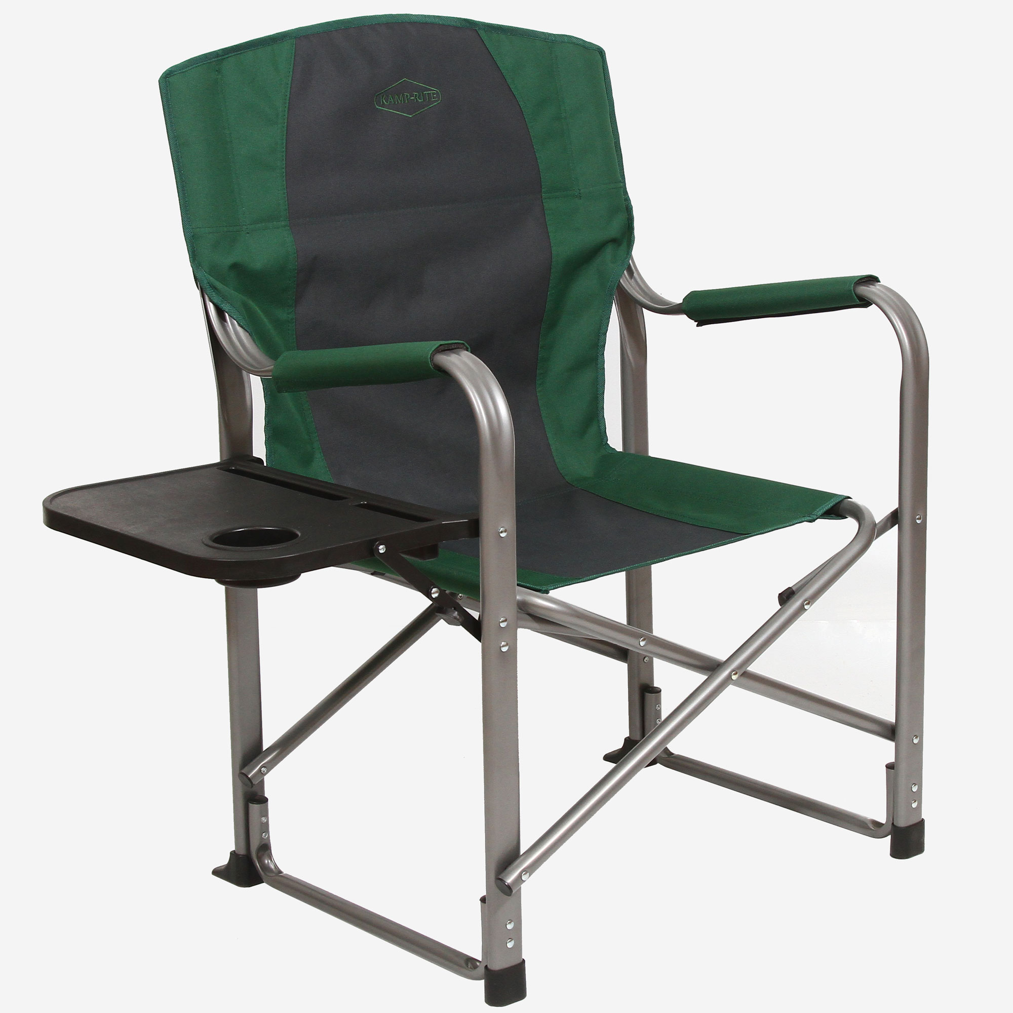 Kamp-Rite Director's Chair Outdoor Camping Folding Chair with Side Table, Green - image 1 of 4