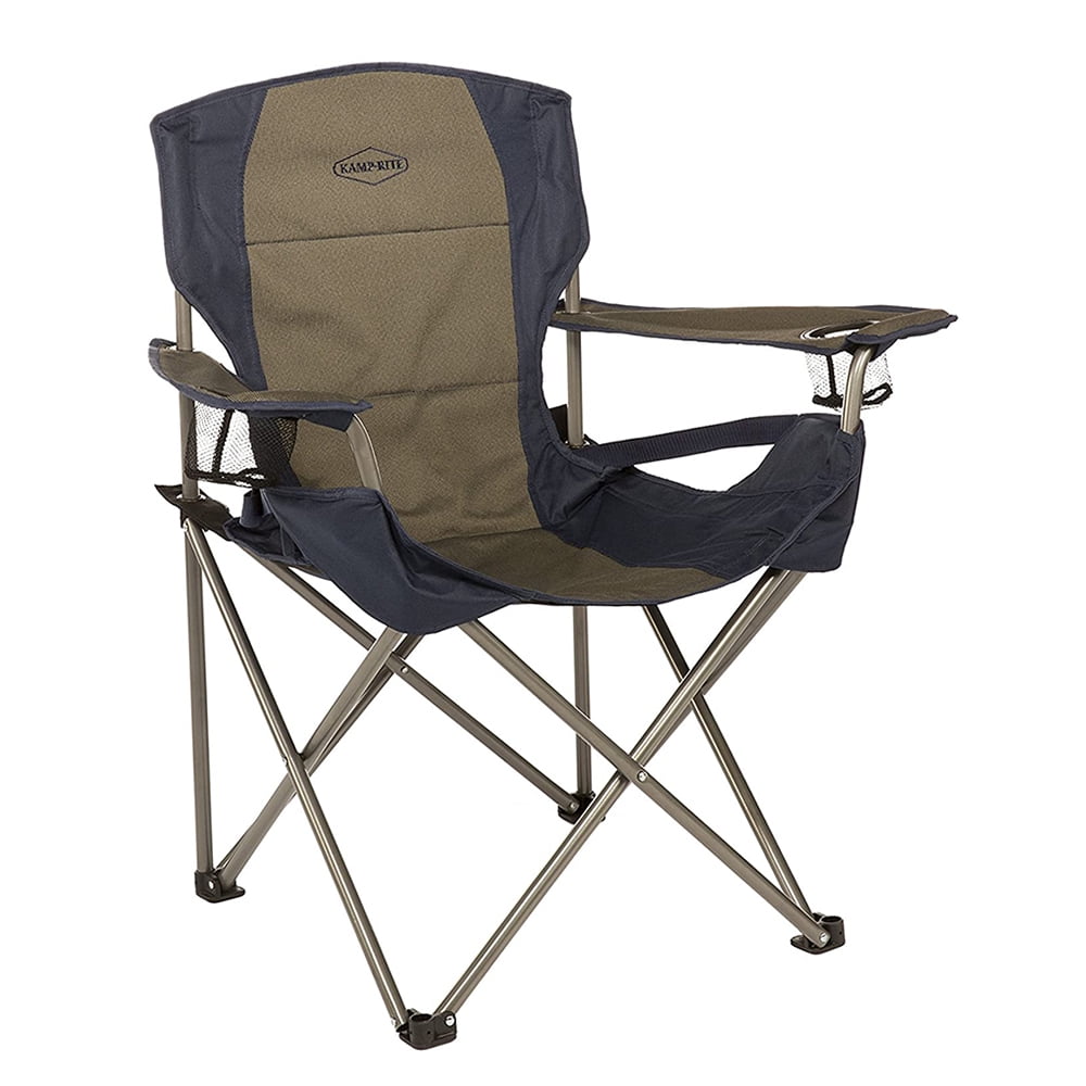 KampRite Folding Chair with Lumbar Padded