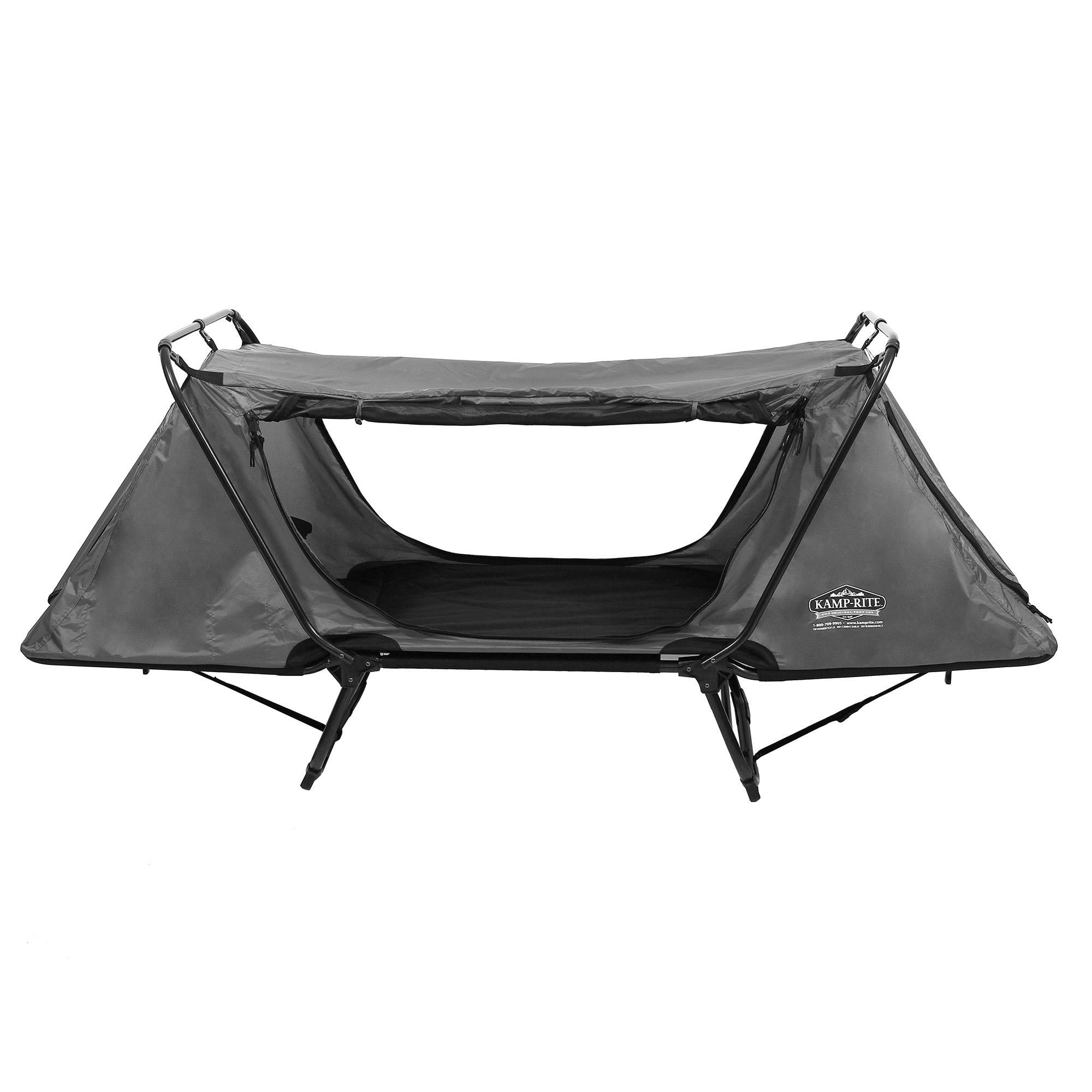 KampRite Original Quick Setup 1 Person Cot, Lounge Chair, and Tent