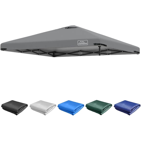 Kampkeeper 10 x 10 ft Dark Gray Pop up Outdoor Canopies, Waterproof