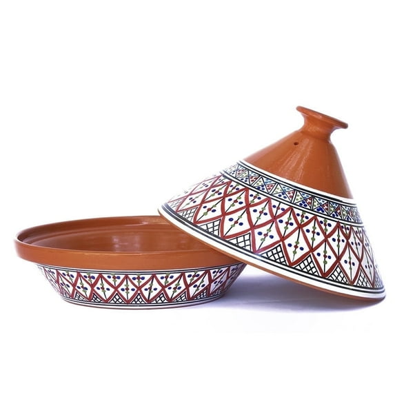 Kamsah Large Supreme Tagine Pot Red