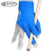 kamui billiard glove quickdry, for right hand, blue m