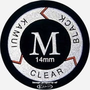 Kamui Clear - Black - Medium - Layered Pool Cue Stick Tip - Leather