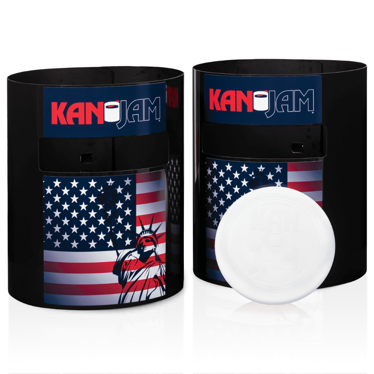 Kan Jam USA Edition Disc Toss Game for The Backyard, Beach, Park