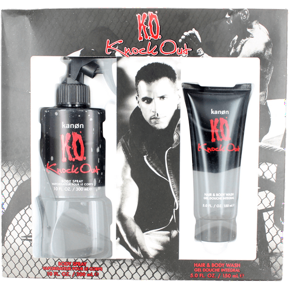 K.O. By Kanon For Men SET: Body Spray 10oz + Shower Gel 5.0oz