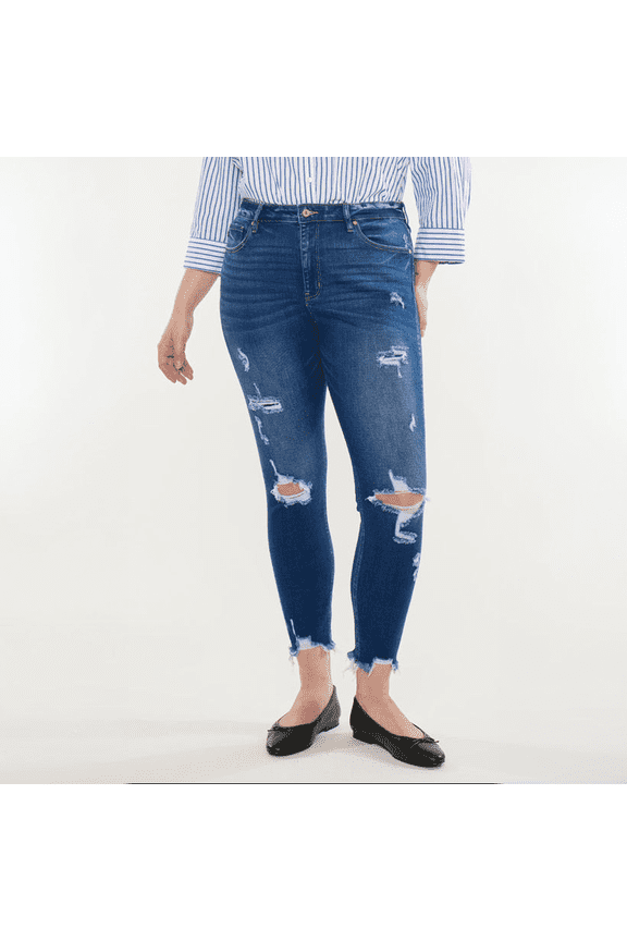 Alexia High Rise Ankle Skinny Jeans (Women's Plus)