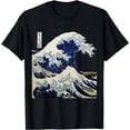 thumbnail image 1 of Kanagawa Japanese The great wave T-Shirt, 1 of 5