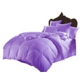 thumbnail image 1 of Kanak Bedding- 5pc Sheet Set with 300GSM Comforter Size-Cal Queen, 100% Cotton, 600 Thead Count, Colour Lilac, 1 of 1