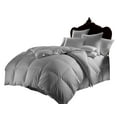 thumbnail image 1 of Kanak Bedding- 5pc Sheet Set with 300GSM Comforter Size-Full, 100% Cotton, 600 Thead Count, Colour Silver Grey, 1 of 1