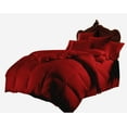 thumbnail image 1 of Kanak Bedding- 5pc Sheet Set with 300GSM Comforter Size-Twin, 100% Cotton, 600 Thead Count, Colour Red, 1 of 1